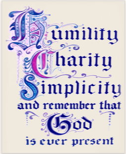Humility Charity Simplicity